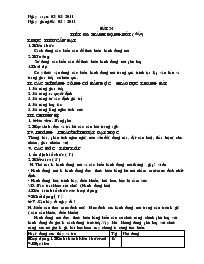 Giáo án Ngữ văn 8 - Tiết 100: Hành động nói (