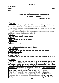 Giáo án Ngữ văn Lớp 8 - Tuần 22 - Năm học 2008-2009