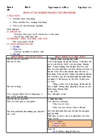 Giáo án Tin học 8 - Tiết 11, Bài 4: Sử dụng biến trong chương trình - Năm học 2010-2011 - Lê Hoàng Minh