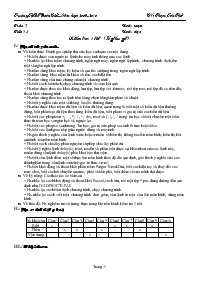 Giáo án Tin học 8 - Tiết 14: Kiểm tra 1 tiết (Lý thuyết) - Năm học 2009-2010 - Phạm Tấn Phát