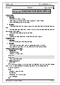 Giáo án Tin học Lớp 8 - Tiết 18, Bài thực hành: Khai báo và sử dụng biến (Tiếp theo) - Năm học 2008-2009 - Phạm Thị Lệ