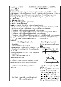 Giáo án Hình học 8 - Tiết 5-6: Đường trung bình của tam giác, của hình thang - Năm học 2010-2011