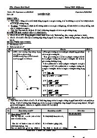 Giáo án Hình học 8 - Tiết 50: Luyện tập - Năm học 2009-2010 - Phan Thị Thanh Thủy