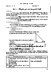 Giáo án Hình học 7 tiết 18: Tổng ba góc của tam giác (tiếp)