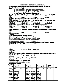 Đề kiểm tra chương III (Hình học 7)