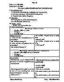 Giáo án môn Đại số khối 8 - Trường THCS Hầu Thào - Tiết 58: Liên hệ giữa thứ tự và phép nhân