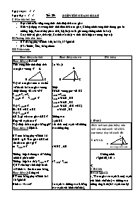 Thiết kế giáo án Hình học 8 năm 2005 - Tiết 29: Diện tích tam giác