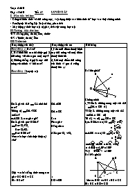 Thiết kế giáo án Hình học 8 - Tiết 11: Luyện tập
