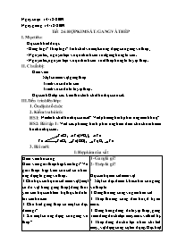 Giáo án môn Hóa hoc 9 năm 2009 - Tiết 26: Hợp kim sắt: Gang và thẫp