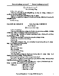 Giáo án Hoạt động ngoài giờ lên lớp 9 cả năm 