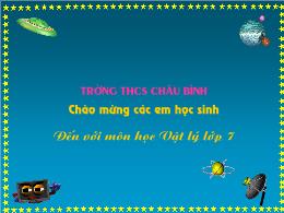 Bài giảng Vật lý 7 Bài 16 - Tổng kết chương II: Âm học