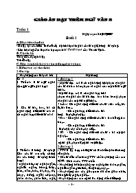 Giáo án dạy thêm Ngữ văn 8 (37 tuần)