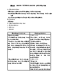 Giáo án môn Ngữ văn 8 tiết 137: Chương trình 