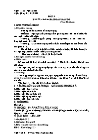 Giáo án Ngữ văn 8 - Bài 14 tiết 55: Văn bản b