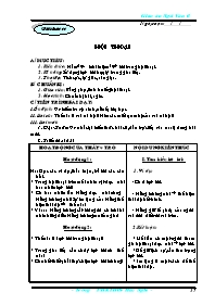 Giáo án Ngữ văn 8 - Tiết 111 đến 114 - Trường TH&THCS Húc Nghì