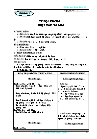 Giáo án Ngữ văn 8 - Tiết 17 đến 20 - Trường T