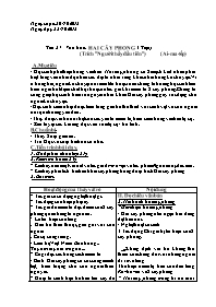 Giáo án Ngữ văn 8 - Tuần 10 - Tiết 37 đến 40