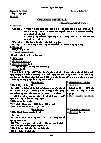 Giáo án Ngữ văn 8 - Tuần 12 & 13 - GV: Trần Xuân Thắng