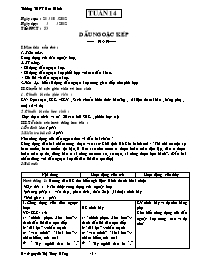 Giáo án Ngữ văn 8 - Tuần 14 - Trường THPT Hòa Minh