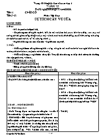 Giáo án Tuần 12 - Lớp 2 - Trường TH Trần Quốc Toản