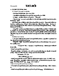 Chuyên đề: Thơ mới - Bồi dưỡng ngữ văn 8