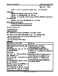 Giáo án Công nghệ 7 tiết 23, 24