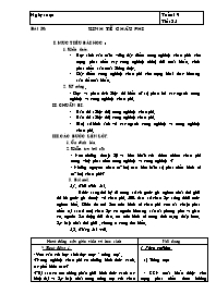 Giáo án Địa lý 7 - Tuần 18