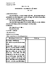 Giáo án Ngữ văn 8 (3 cột) - Tuần 30