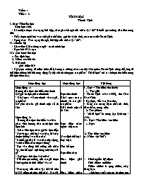 Giáo án Ngữ văn 8 chuẩn - Tuần 1 đến 12