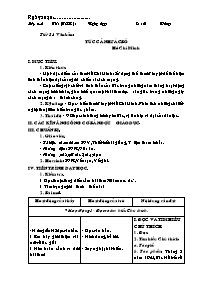 Giáo án Ngữ văn 8 - Kì II - Tiết 81 đến 84