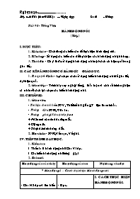 Giáo án Ngữ văn 8 - Kì II - Tiết 98: Tiếng việt: Hành động nói (tiếp)