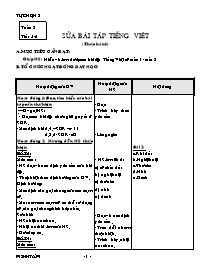 Giáo án Ngữ văn 8 - Tiết 5 đến 14