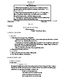 Giáo án Ngữ văn 8 - Tiết 65: Văn bản Hai chữ nước nhà ( bài học thêm) - Trích - Trần Tuấn Khải