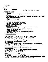 Giáo án Ngữ văn 8 - Tuần 16 - Chuẩn KTKN