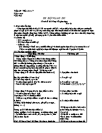 Giáo án Ngữ văn 8 Tuần 29 - Tiết 116, 117: Đi