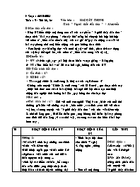 Giáo án Ngữ văn 8 - Tuần 9 - Trường TH Canh Liên