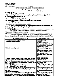 Giáo án Ngữ văn lớp 8 tiết 117, 118: Văn bản Ông Giuốc-Đanh mặc lễ phục  (Trích ''Trưởng giả học làm sang'') ( Mô – li - e)