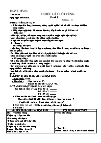 Giáo án Ngữ văn lớp 8 - Tuần 8, 9, 10