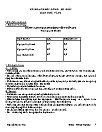 Kế hoạch bồi dưỡng hs giỏi môn Ngữ văn 8 - Trường THCS Trực Đạo